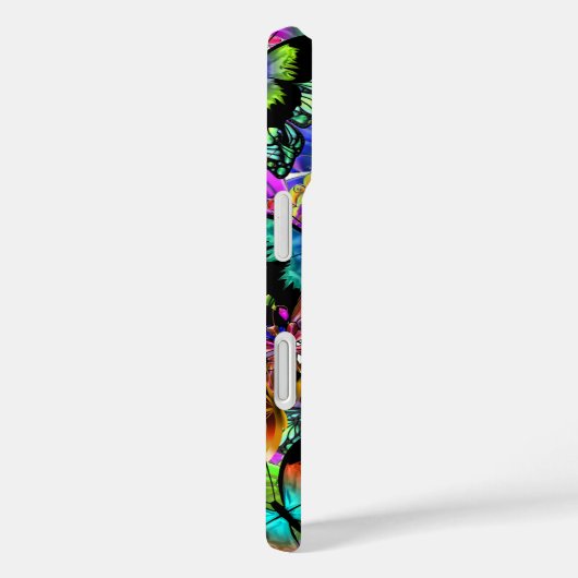 Neon Butterfly-Collectie Case-Mate iPhone Case (Achterkant / Rechts)