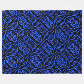 Neon Butterfly Fleece Deken (Voorkant (Horizontaal))