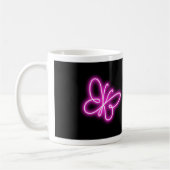 Neon butterfly koffiemok (Links)