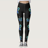 Neon Butterfly Leggings (Voorkant)