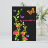 Neon Buttterflies & de Kaart van de Bijlage van (Staand voorkant)