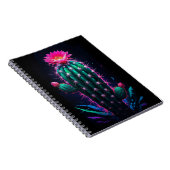 Neon Cactus Bloom Notitieboek (Rechterzijde)