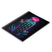 Neon Cactus Bloom Notitieboek (Linkerzijde)