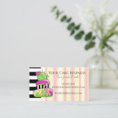 Neon Cactus Business Card Visitekaartje (Staand voorkant)