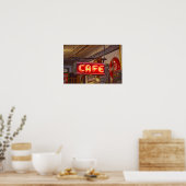 Neon Cafe Bord, Jefferson, Texas Poster (Keuken)
