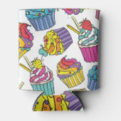Neon Cakes: Pop Art Pattern. Blikjeskoeler (Voorkant)
