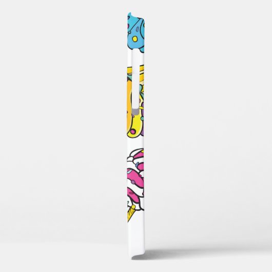Neon Cakes: Pop Art Pattern. Case-Mate iPhone Case (Achterkant / Links)