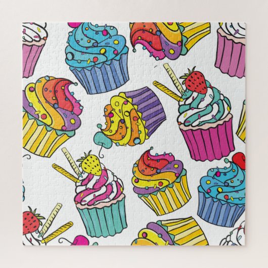 Neon Cakes: Pop Art Pattern. Legpuzzel (Verticaal)