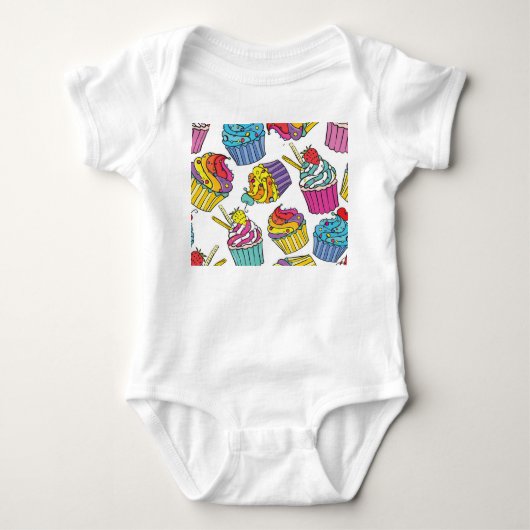 Neon Cakes: Pop Art Pattern. Romper (Voorkant)