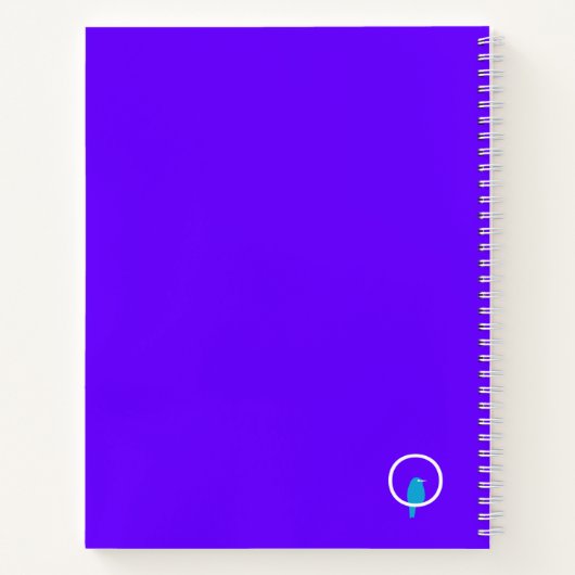 Neon Calavera Notitieboek - Dag van de Dode Schede (Achterkant)