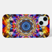 Neon caleidoscoop ontwerp Case-Mate iPhone case (Achterkant (horizontaal))
