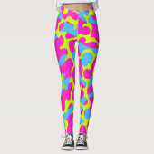 Neon Camo Leggings (Voorkant)