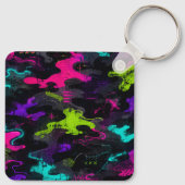Neon Camo Sleutelhanger (Achterkant)