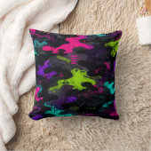 Neon Camouflage Kussen (Deken)