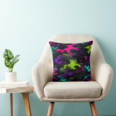 Neon Camouflage Kussen (Stoel)