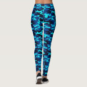 neon camouflage Leggings (Achterkant)