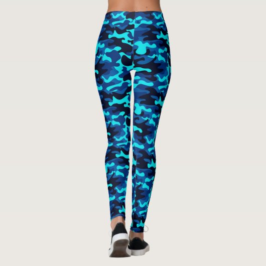 neon camouflage Leggings (Achterkant)