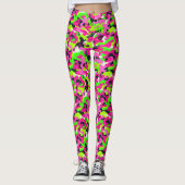 Neon Camouflage Leggings (Voorkant)