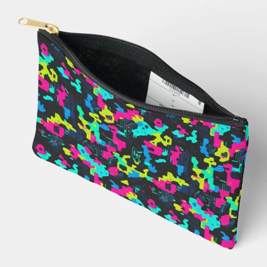 Neon Camouflage Pattern Etui (Open)