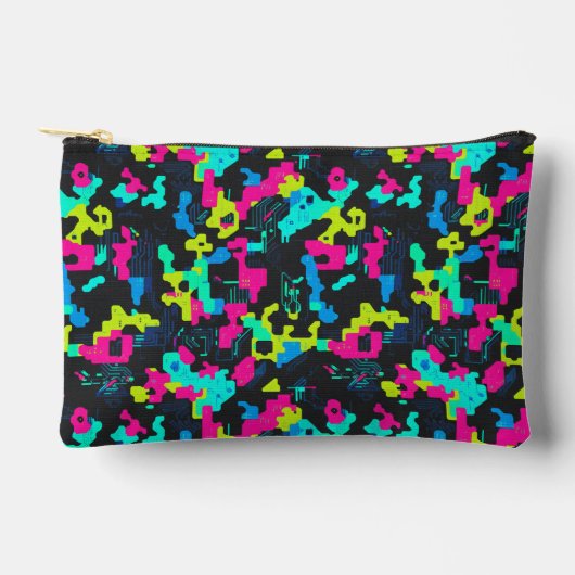 Neon Camouflage Pattern Etui (Voorkant)