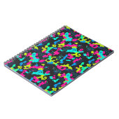 Neon Camouflage Pattern Notitieboek (Linkerzijde)