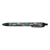Neon Camouflage Pattern Zwarte Inkt Pen (Bodem)