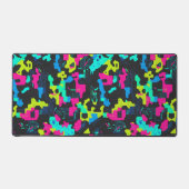 Neon Camouflagepatroon Bureaumat (Voorkant)