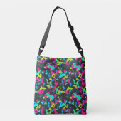 Neon Camouflagepatroon Crossbody Tas (Achterkant)