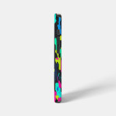 Neon Camouflagepatroon iPhone Hoesje (Linkerkant)