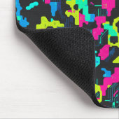 Neon Camouflagepatroon Muismat (Hoek)
