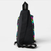 Neon Camouflagepatroon Sling Bag (Achterkant)