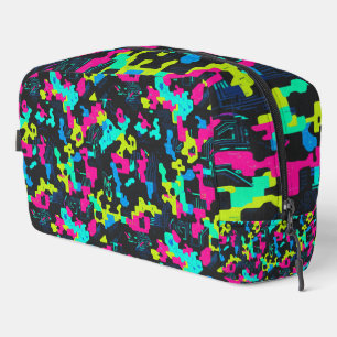 Neon Camouflagepatroon Toilettasje