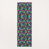 Neon Camouflagepatroon Yogamat (Achterkant)
