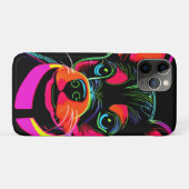 Neon Canine Puppy Art Case-Mate iPhone Case (Achterkant (horizontaal))
