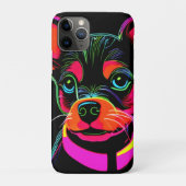 Neon Canine Puppy Art Case-Mate iPhone Case (Achterkant)