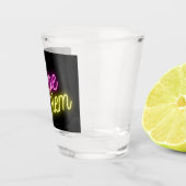 Neon Carpe Diem Word Art Shot Glas (Rechts)