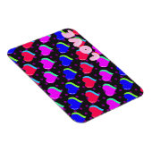 Neon Cartoon Heart Pattern Magneet (Rechterzijde)