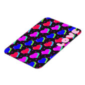 Neon Cartoon Heart Pattern Magneet (Linkerzijde)