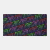 Neon Cassettesta mat – Rood Groen (Voorkant)
