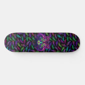 Neon Cat Persoonlijk Skateboard (Horizontaal)
