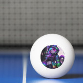 Neon Catgirl Table Tennis Vibes Pingpongbal (Net)
