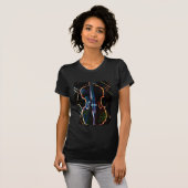 Neon Cello T-shirt (Voorkant volledig)