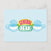 Neon Central Perk Logo Briefkaart (Voorkant)