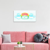 Neon Central Perk Logo Canvas Afdruk (Insitu (Woonkamer))