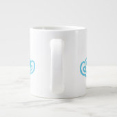 Neon Central Perk Logo Grote Koffiekop (Achterkant)