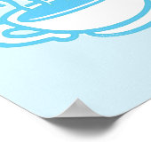 Neon Central Perk Logo Poster (Hoek)