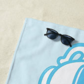 Neon Central Perk Logo Strandlaken (In situ)