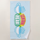 Neon Central Perk Logo Strandlaken (Voorkant)