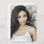 Neon Chalkboard Class of 2014 PHOTO Afstuderen Kaart (Achterkant)