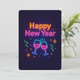 neon-champagne-toast-happy-new-year-colorful-fun-p feestdagenkaart
